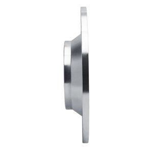 Audi Q3 Brake Rotor (1) - Rear Right - R1 Concepts - Drilled & Slotted - Silver - `16-`25